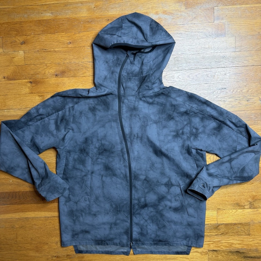 Nike Tech Pack Running Jacket Men's L Silver Repel Hydrofuge Dry BV5721-021